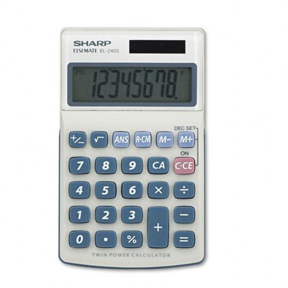 Sharp SHREL240SAB EL240SB Handheld Business Calculator