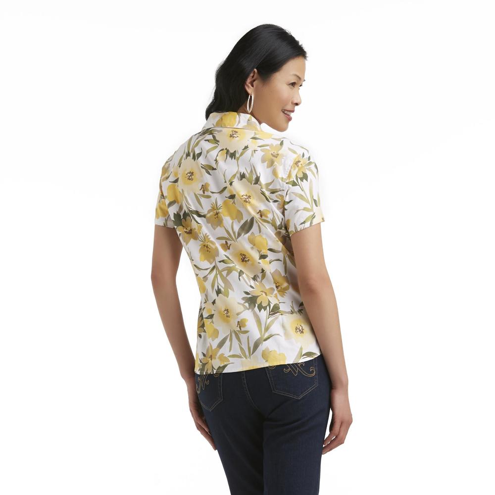 Erika Women's Short-Sleeve Shirt - Floral