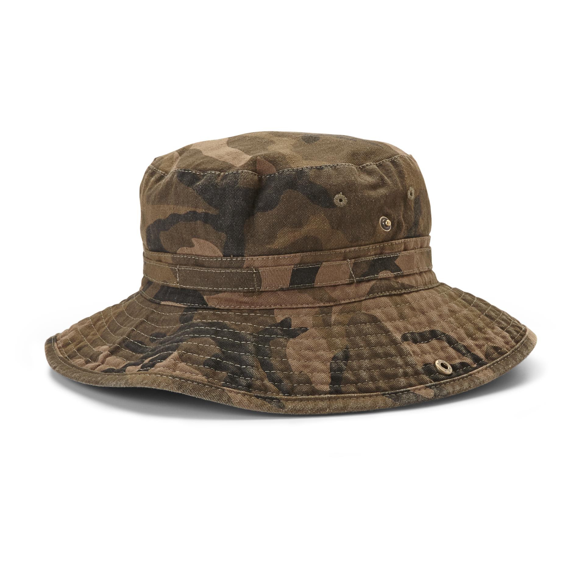 Men's Canvas Boonie Hat - Camouflage