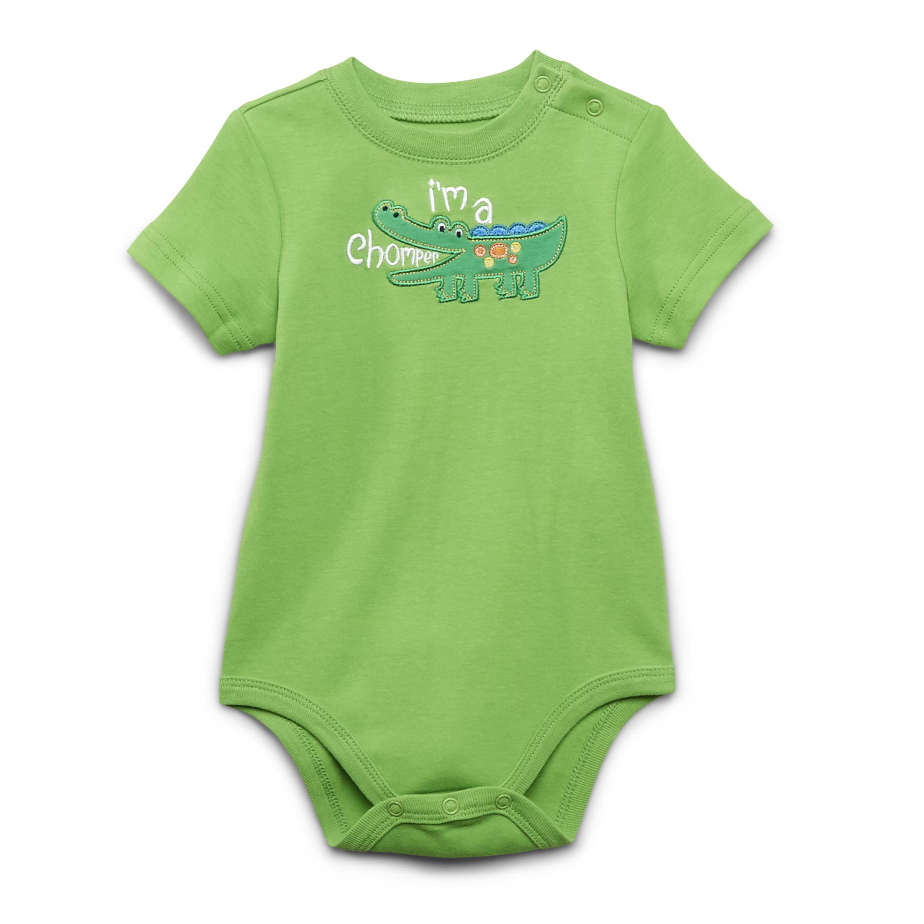 Little Wonders Newborn & Infant Boy's Bodysuit - Alligator