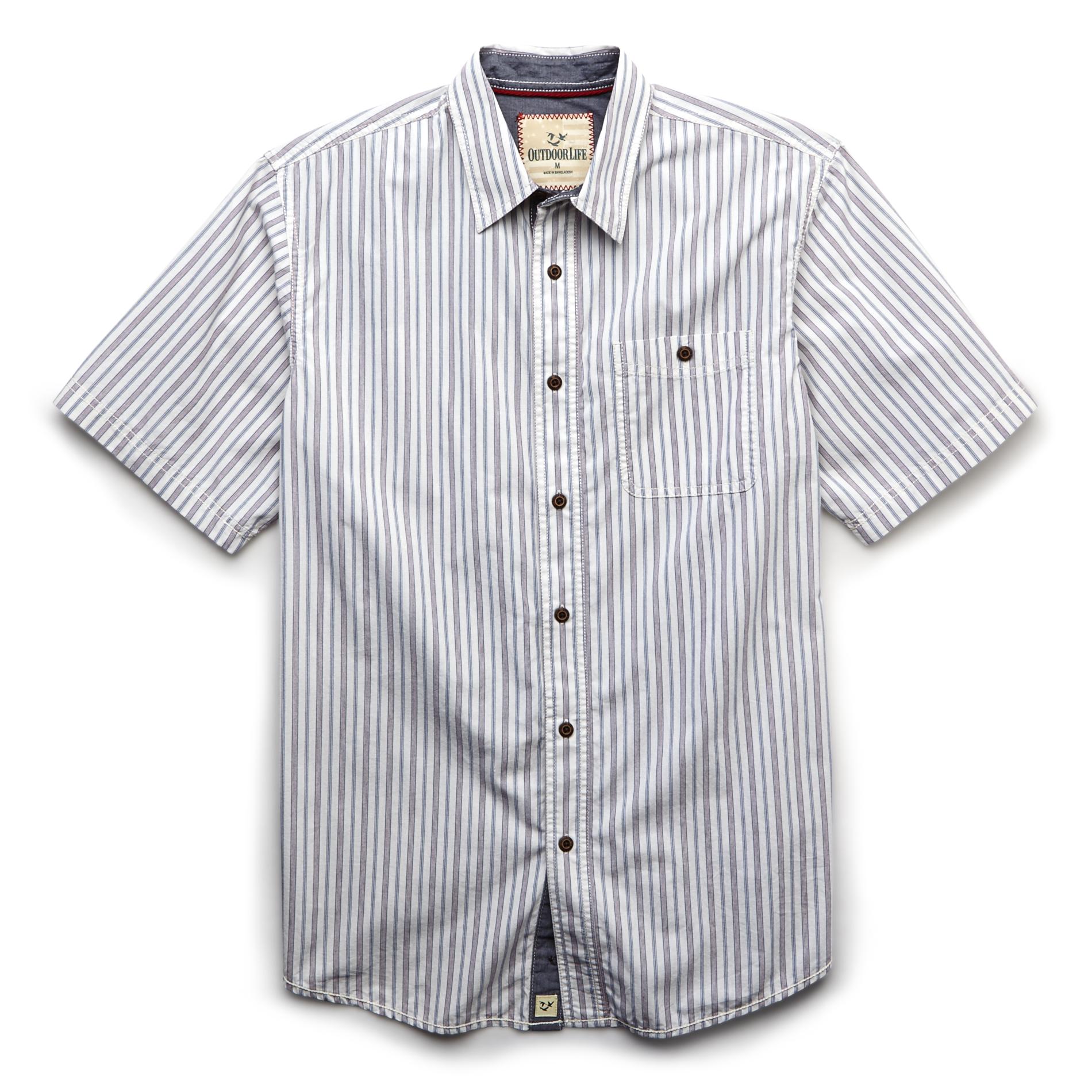 Outdoor Life&reg; Men's Short Sleeve Shirt - Striped
