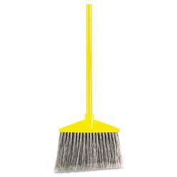 Rubbermaid Commercial Products FG637500GRAY Rubbermaid Commercial Angle Broom,38 in Handle L,11 in Face  FG637500GRAY