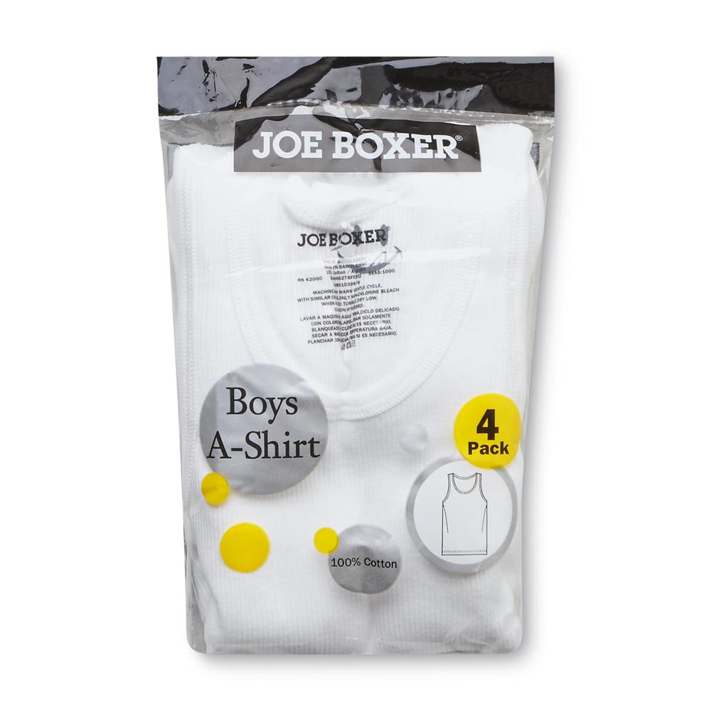 Joe Boxer Boy's 4 Pk Sleeveless A-shirt