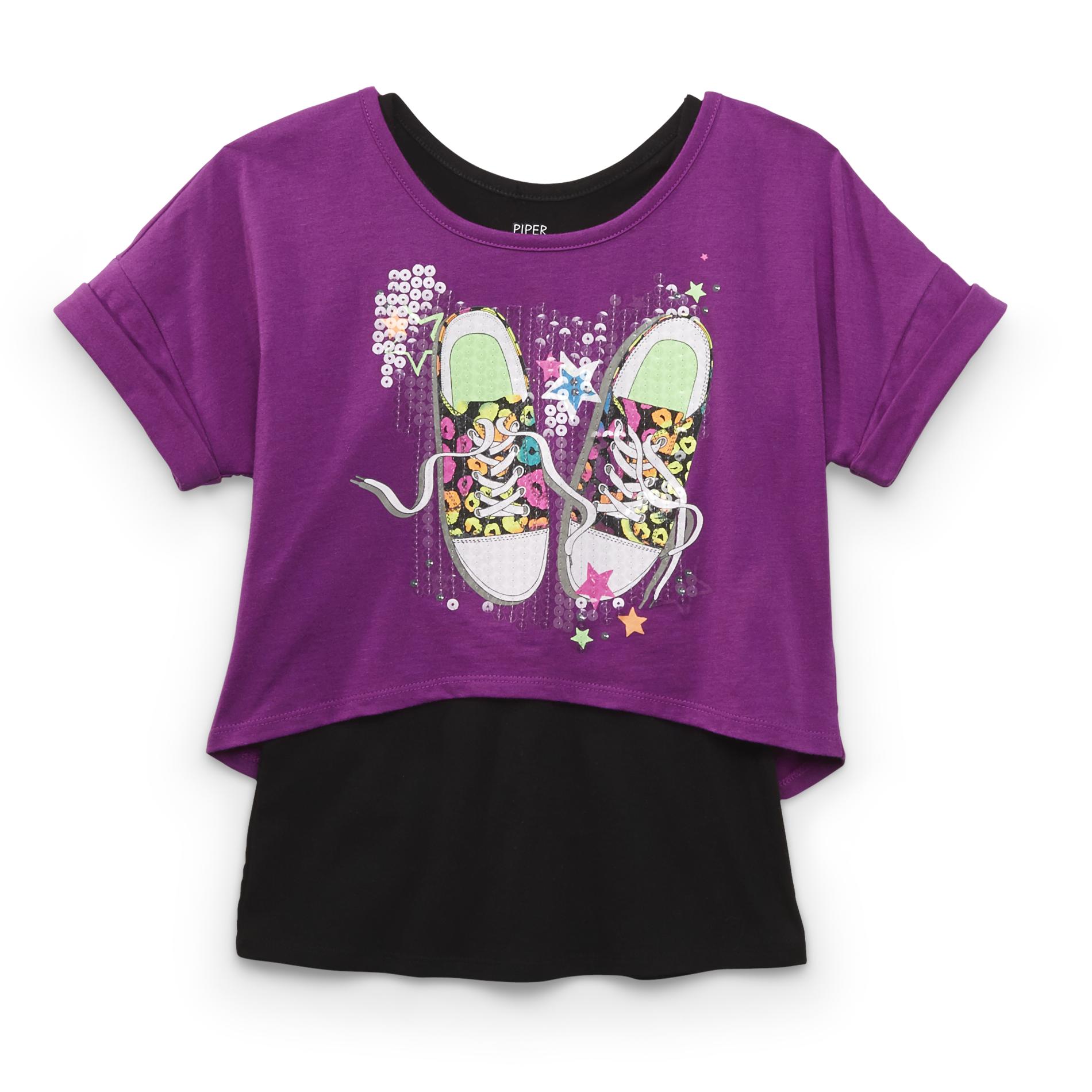 Piper Active Girl's Tank Top & T-Shirt - Shoes