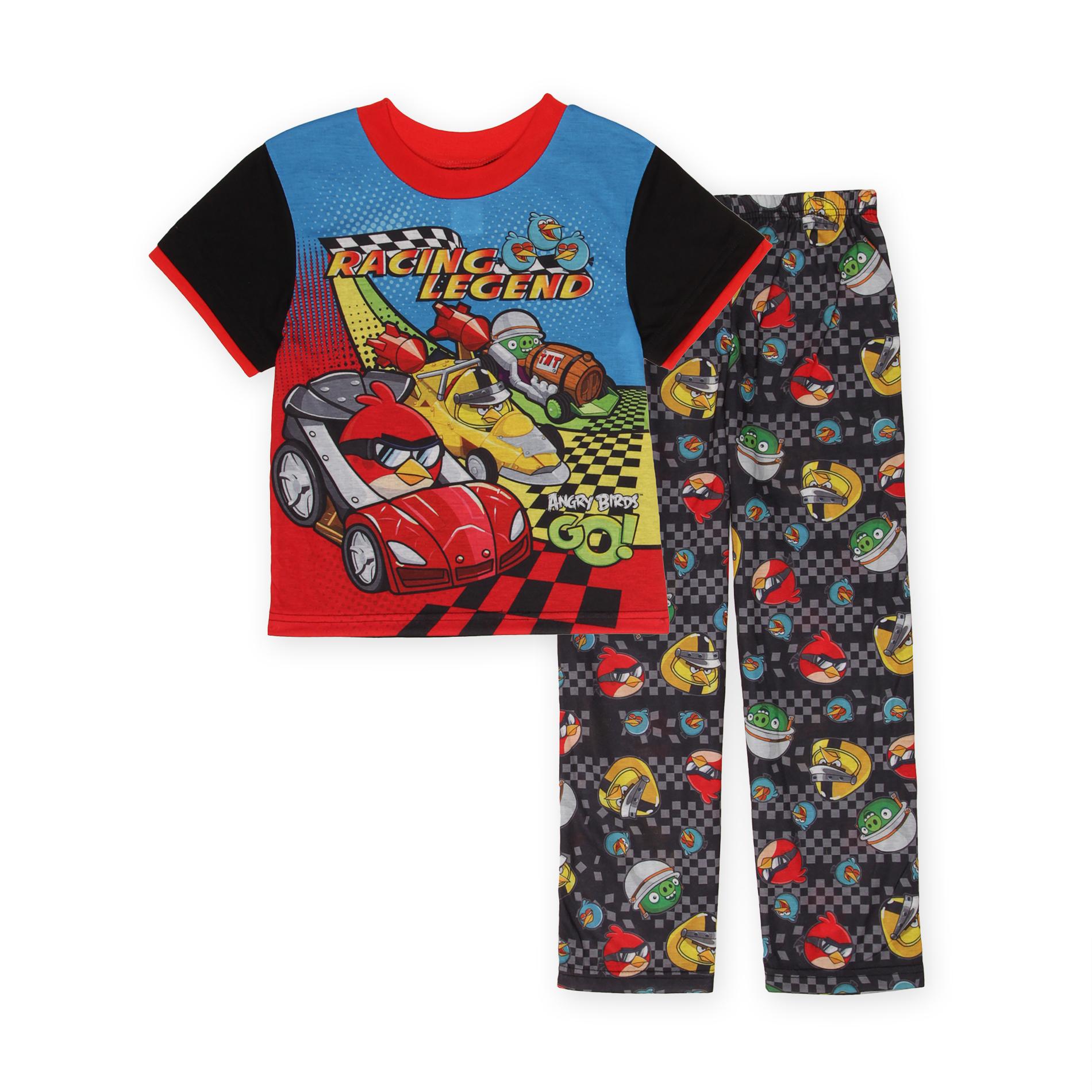 Angry Birds Boy's Pajama Shirt & Pants - Racing Legend