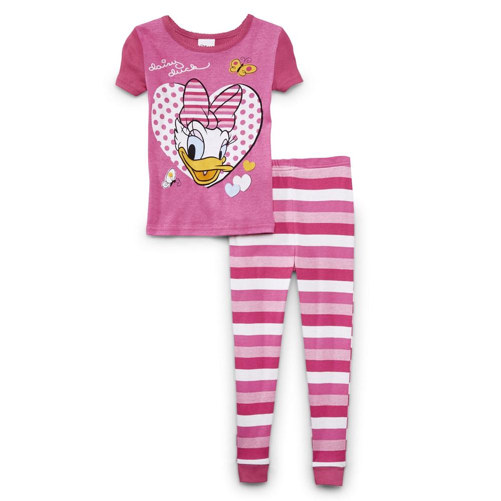 Disney Toddler Girl's 2-Pairs Pajamas - Minnie Mouse & Daisy Duck