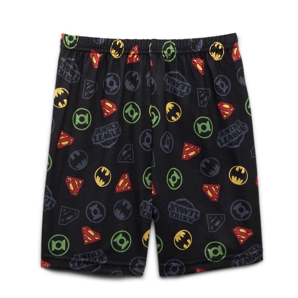 DC Comics Boy's Pajama Shirt & Shorts - Justice League