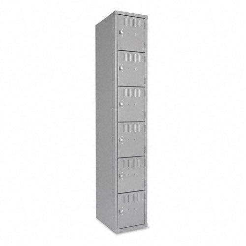 Tennsco TNNBS6121812AMG Single Stack Box Locker, 12 x 18 x 72, Medium Gray