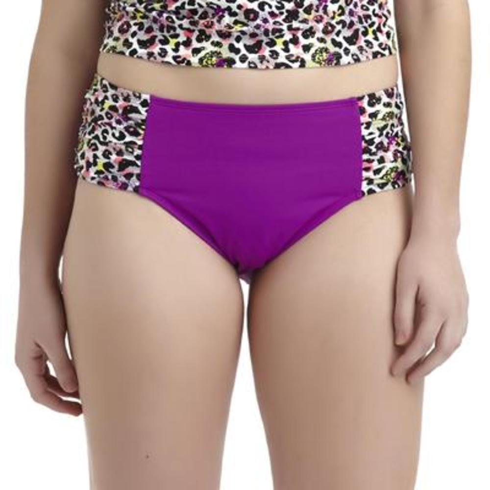 Joe Boxer Junior's Plus Bikini Bottoms - Leopard Print