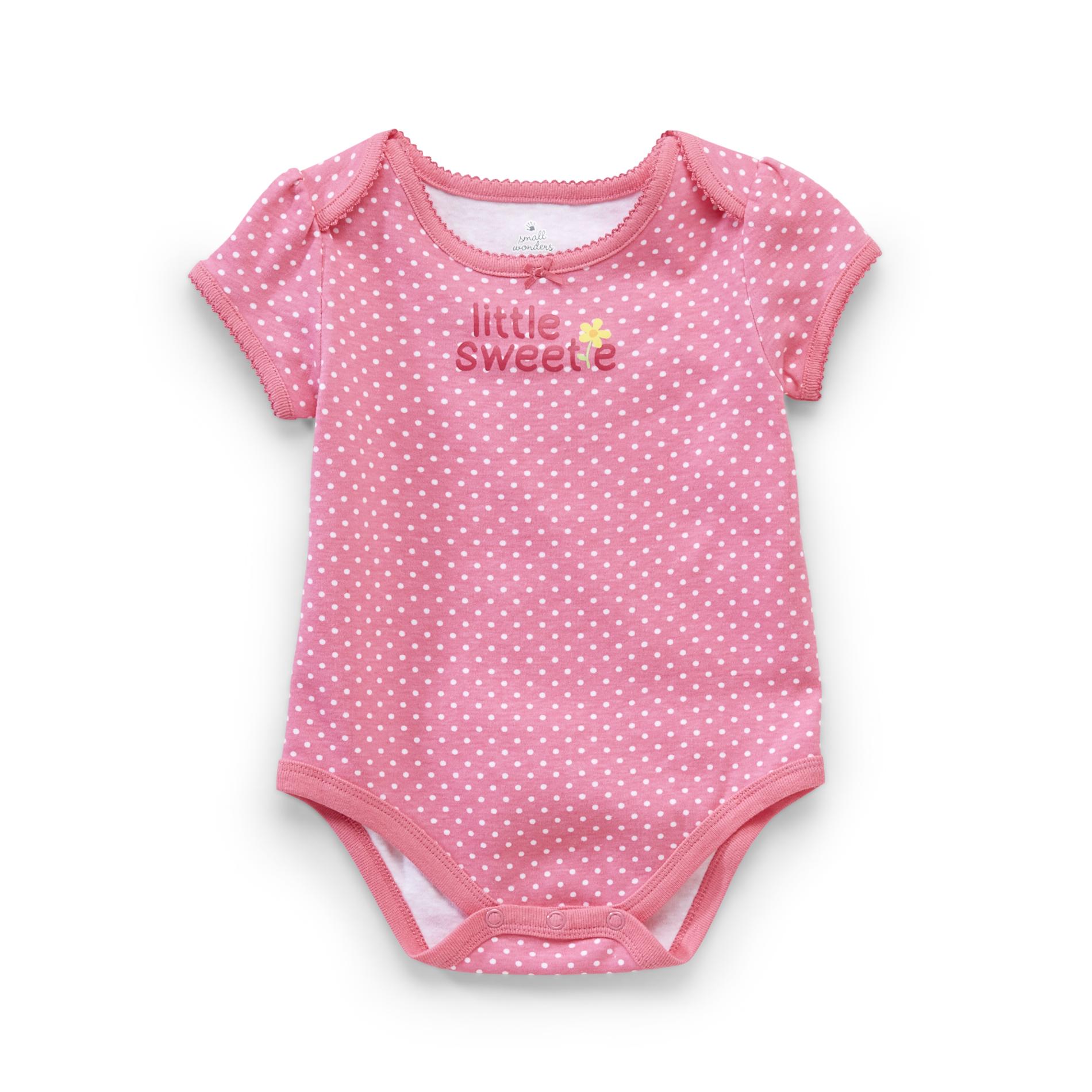 Small Wonders Newborn Girl's Short-Sleeve Bodysuit - Little Sweetie