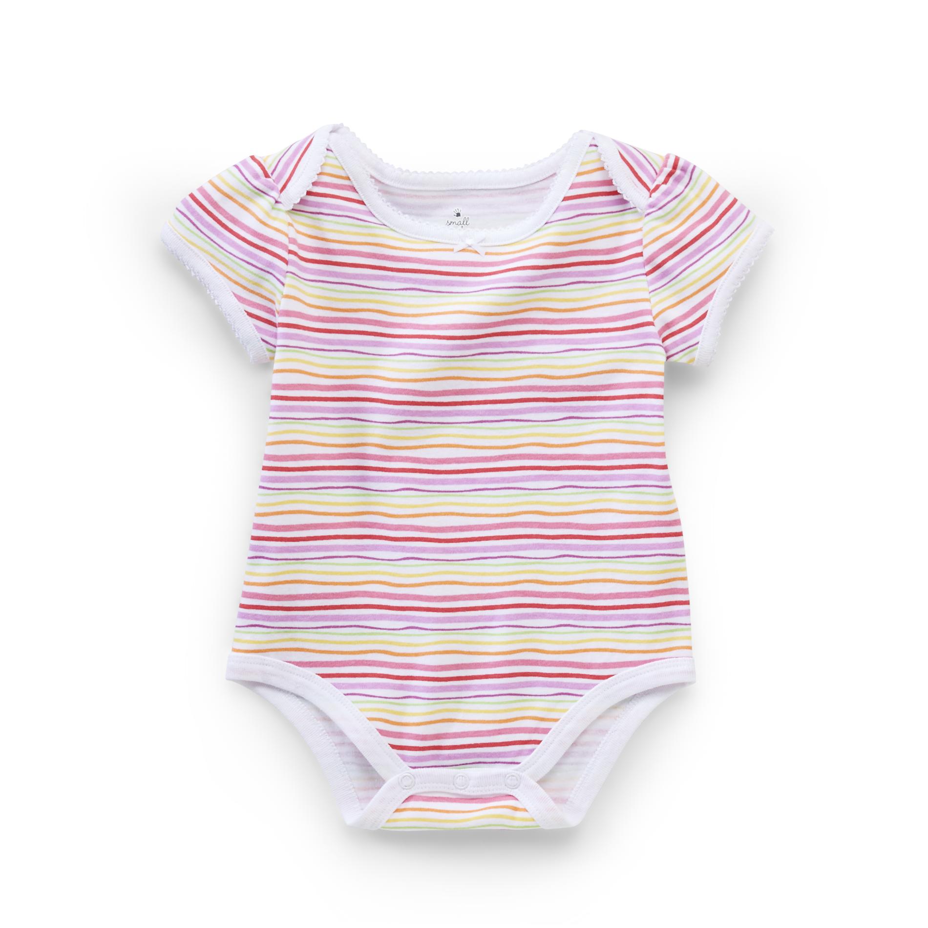 Small Wonders Newborn Girl's Short-Sleeve Bodysuit - Striped