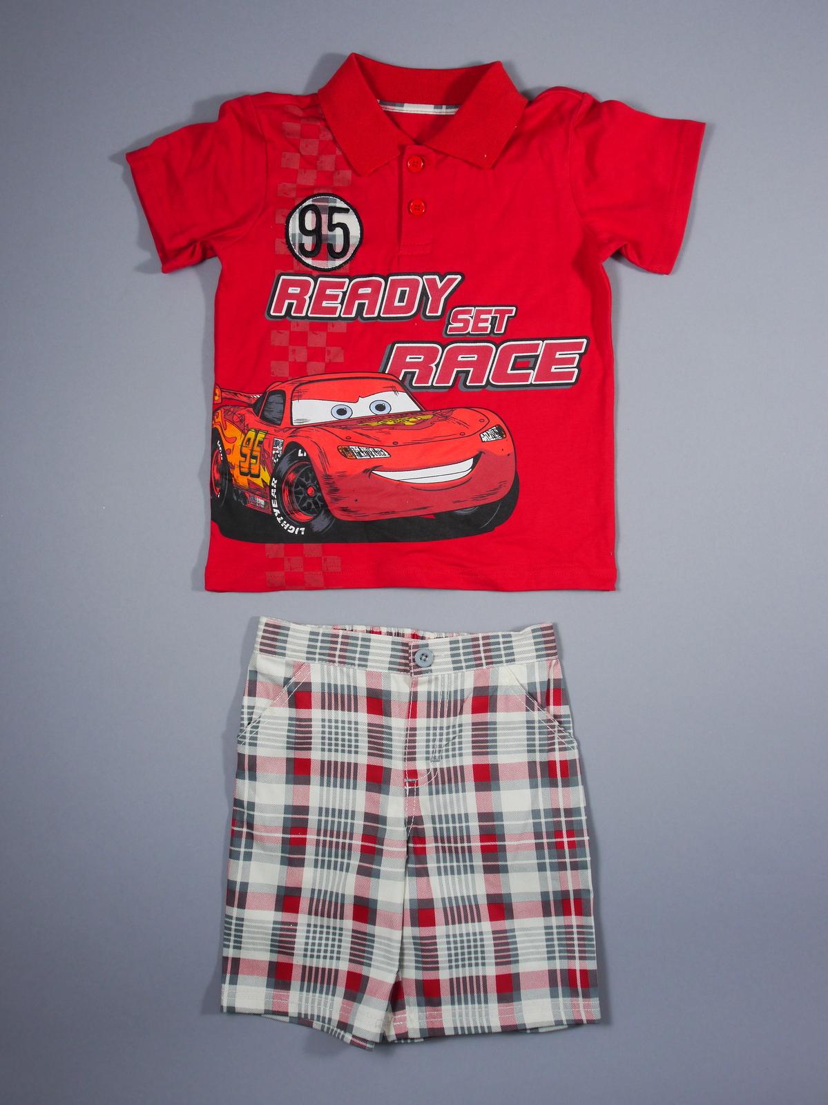 Disney Cars Infant & Toddler Boy's Polo Shirt & Shorts - Lightning McQueen