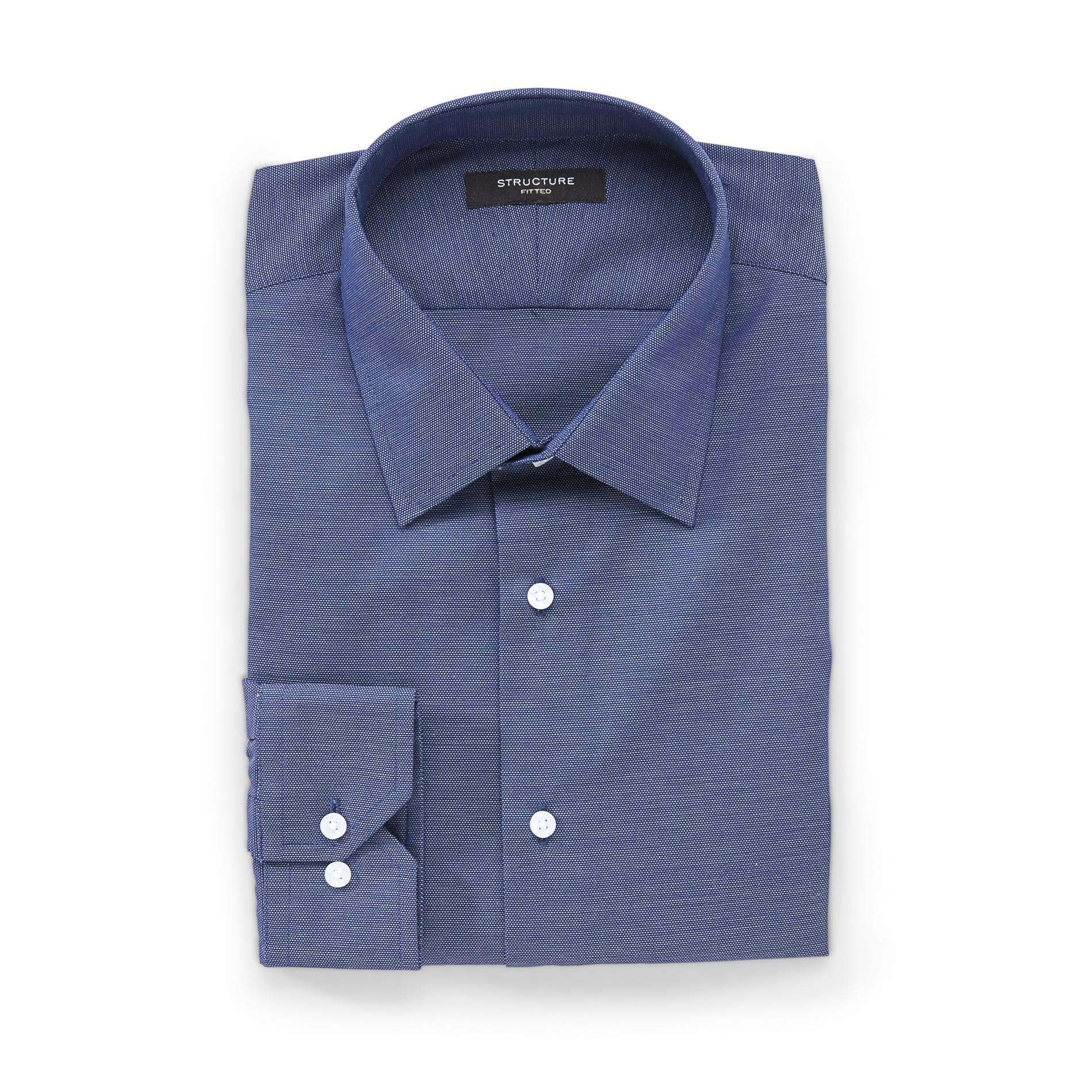 Structure Men's Dress Shirt - Pin Dot