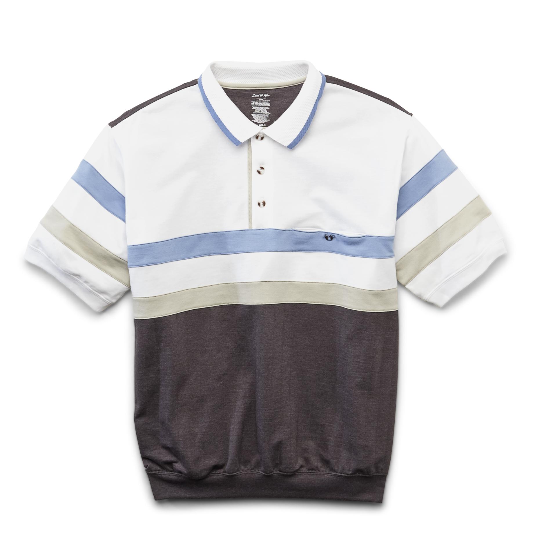 David Taylor Collection Men's Pieced French Terry Polo