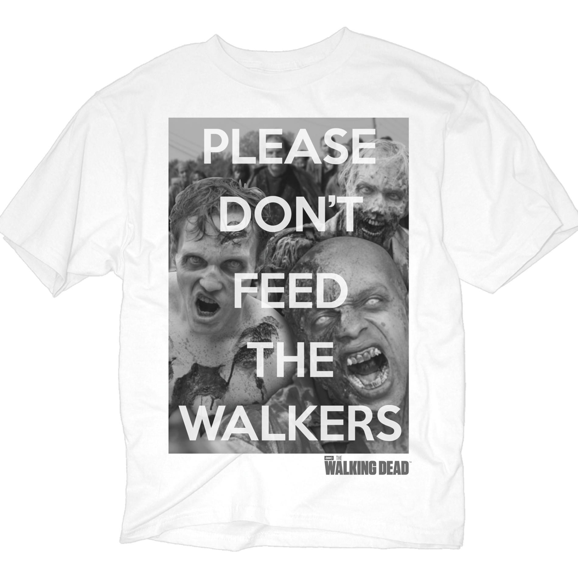 Men's Graphic T-Shirt - Don't Feed The Walkers