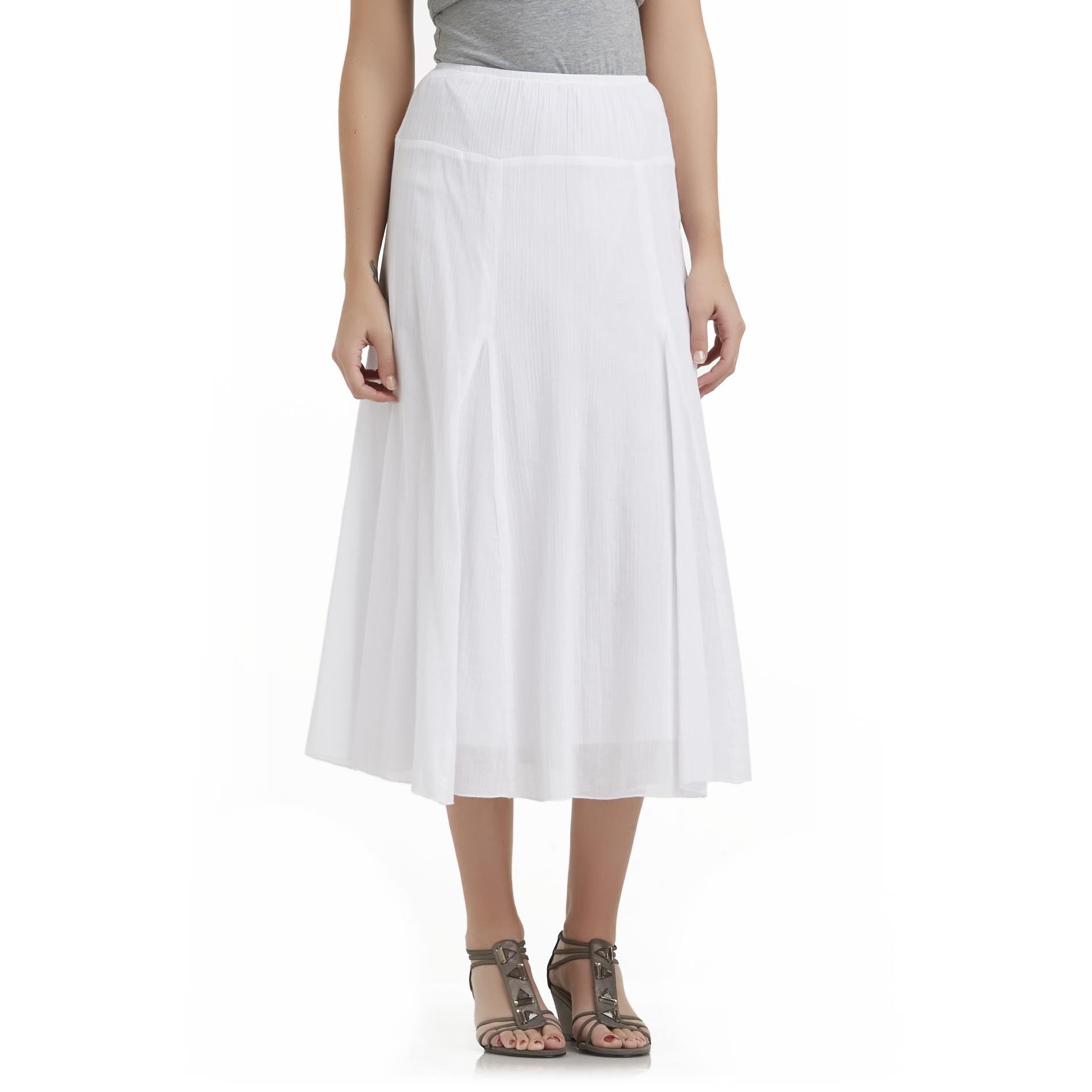Sapphire Star Women's Gored Crepe Skirt