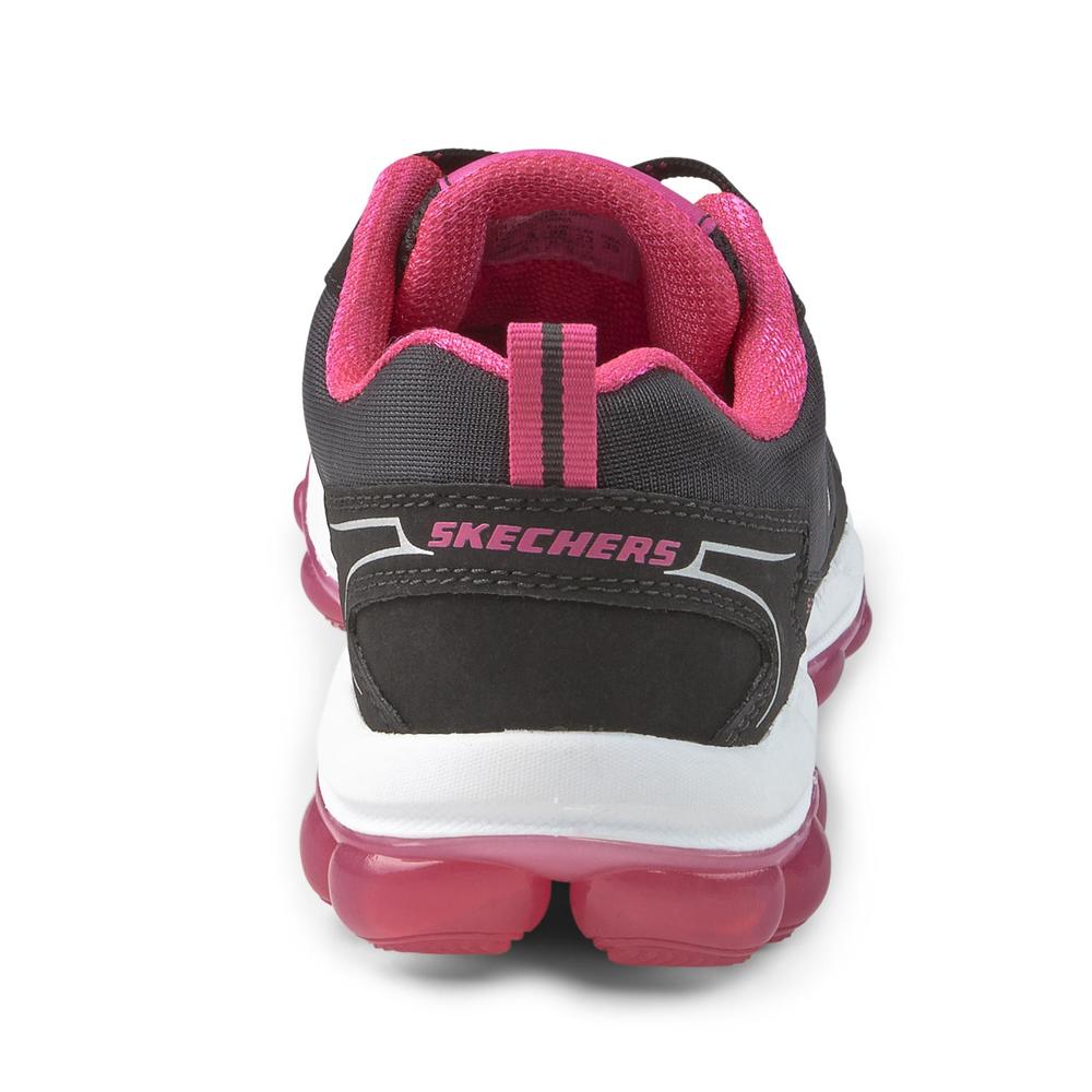 Skechers Women's Skech-Air Running Athletic Shoe - Black/Pink