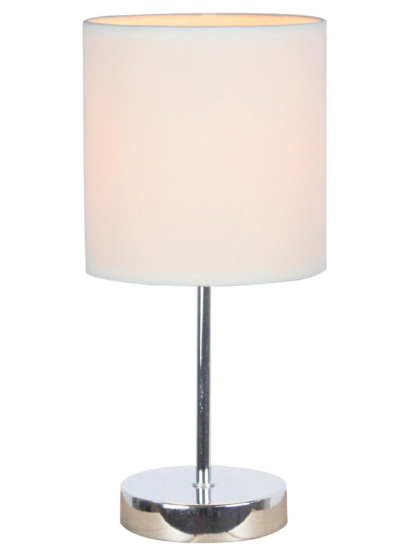 simple designs chrome mini basic table lamp set of