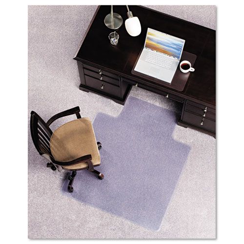 E.S. Robbins Anchormat Chair Mat for Plush Carpets, 45w x 53h