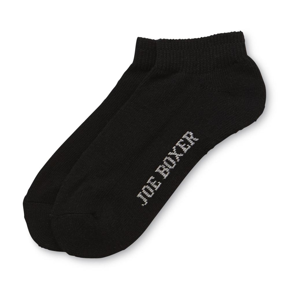 Joe Boxer Boy&#8217;s Socks 5pk Sport Low-Cut Black