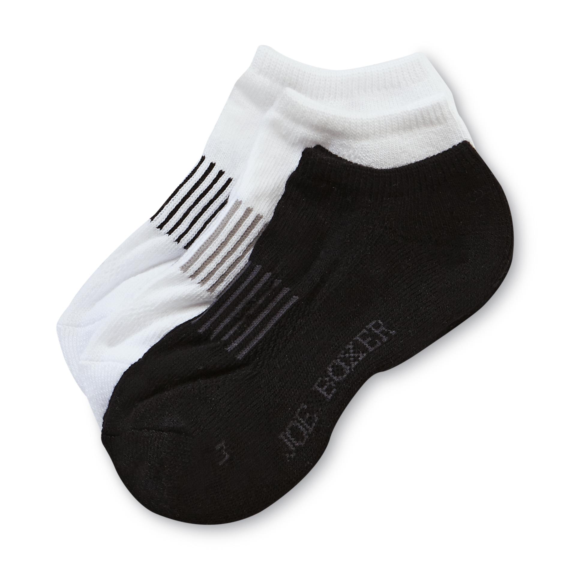 Joe Boxer Boy’s Socks 3pk Low Cut Black/White