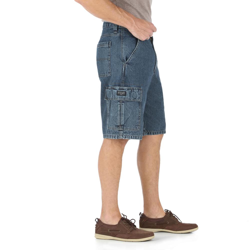 Wrangler Men's Denim Cargo Shorts