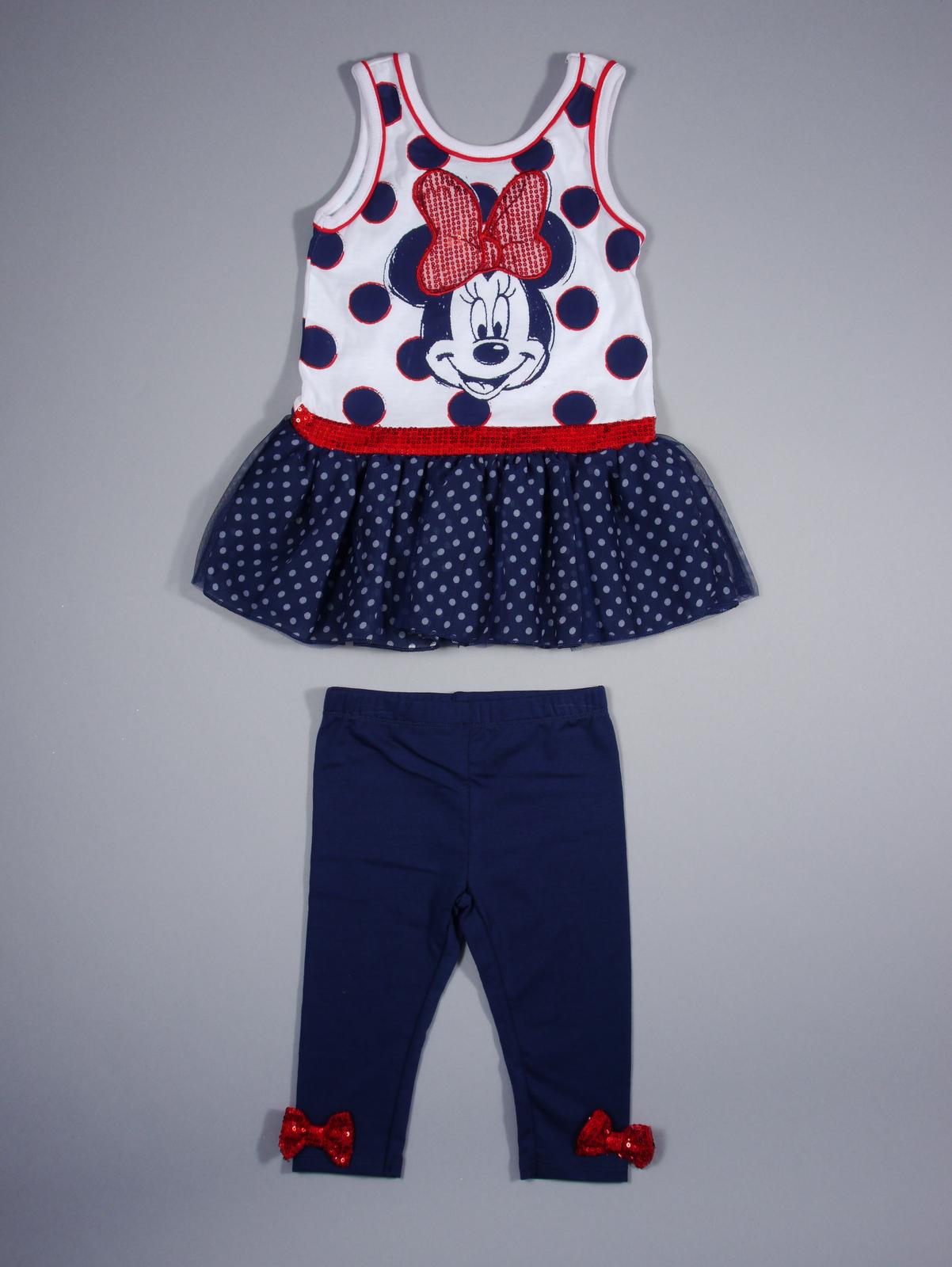 Disney Minnie Mouse Infant & Toddler Girl's Sleeveless Tunic & Leggings