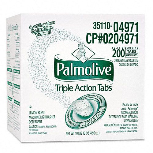 Colgate-Palmolive CPC04971 Triple Action Dishwasher Tabs