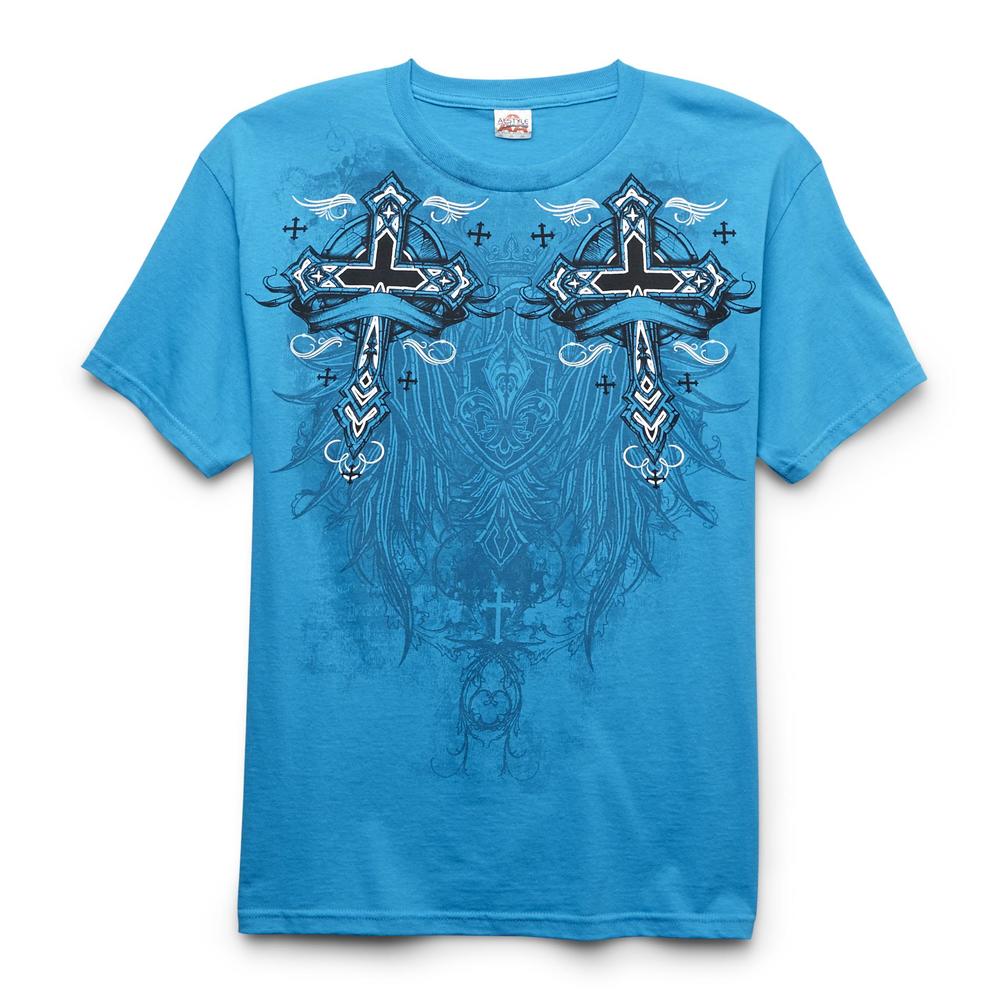 Young Men's Graphic T-Shirt - Crosses