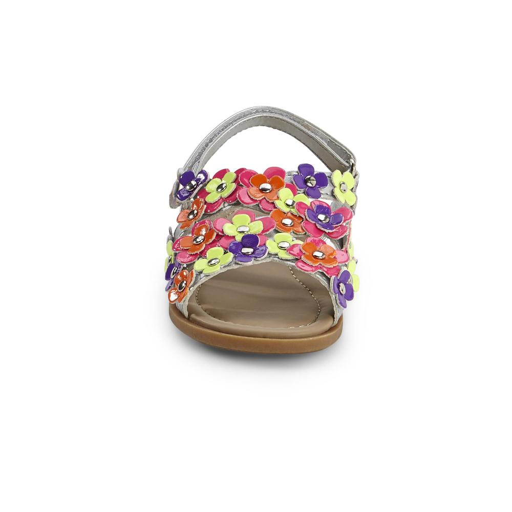 WonderKids Toddler Girl's Sienna Multicolor Flower Sandal