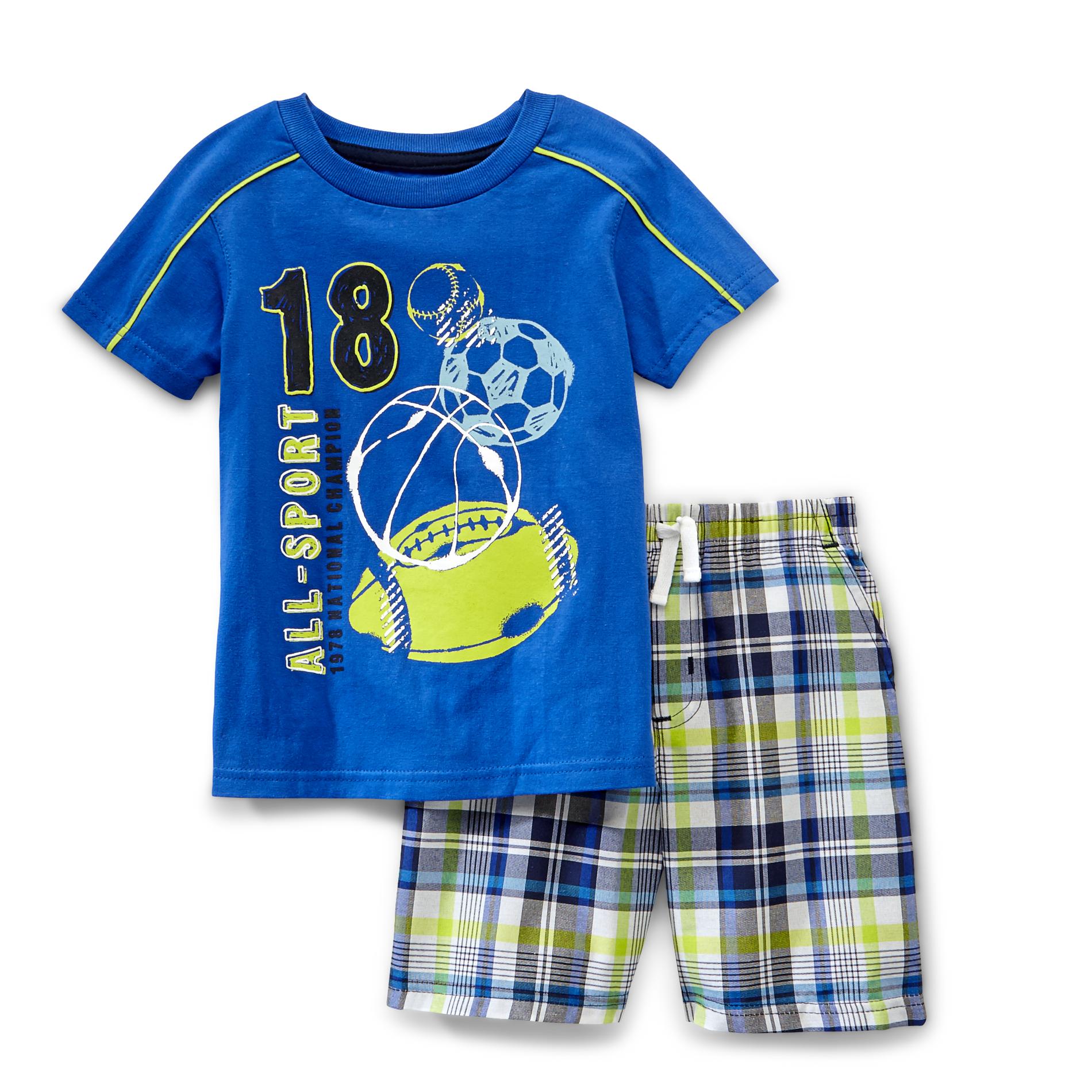 Kids Headquarters Toddler Boy's T-Shirt & Shorts - All-Sport