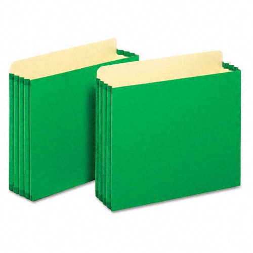 Pendaflex PFXFC1524PGRE File Cabinet Pockets, Straight Cut, 1 Pocket, Letter, Green