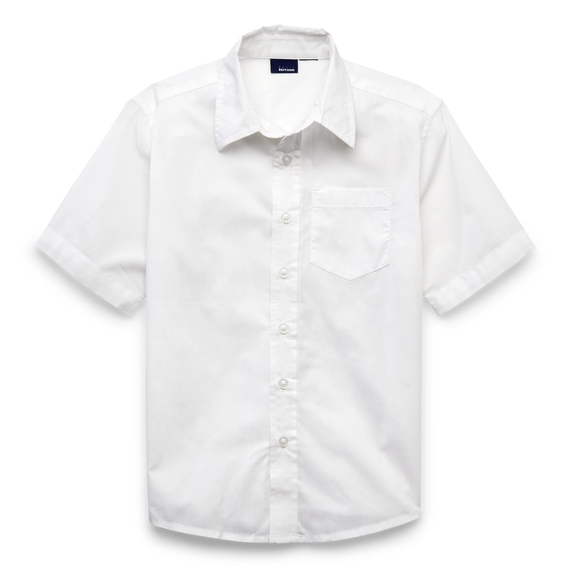 Basic Editions Boy's Short-Sleeve Dress Shirt