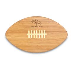 Picnic Time NFL Denver Broncos Touchdown Pro! Bamboo Cutting Board, 16-Inch