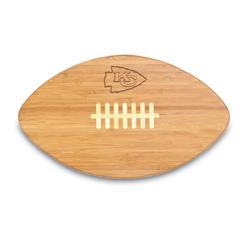Picnic Time NFL Kansas City Chiefs Touchdown Pro! Bamboo Cutting Board, 16-Inch