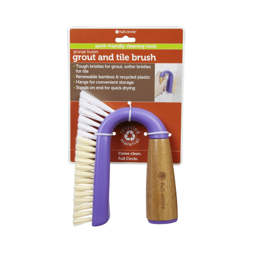 Full Circle Home Grunge Buster Grout and Tile Brush - Case of 6
