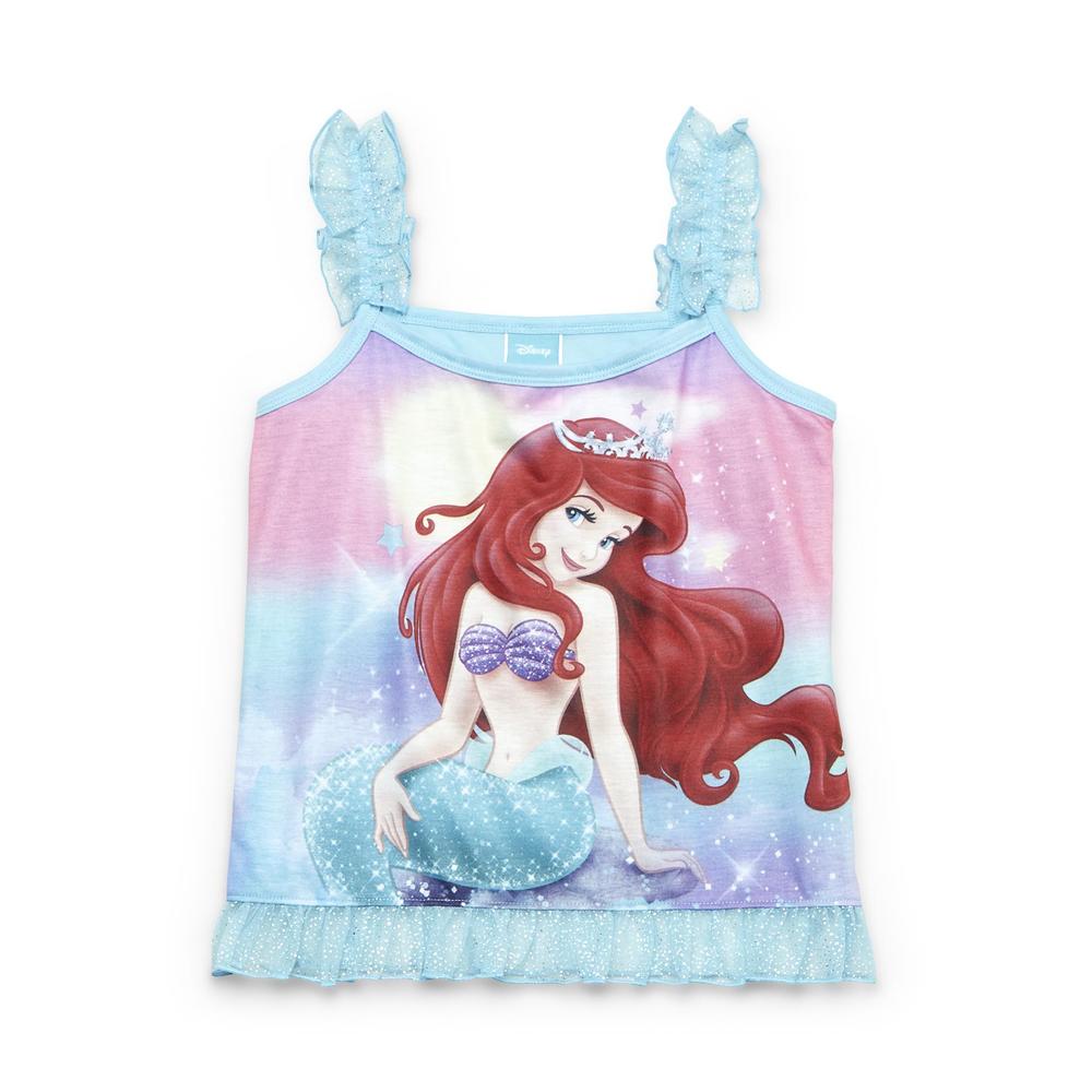 Disney Princess Girl's Pajama Top & Shorts - Ariel