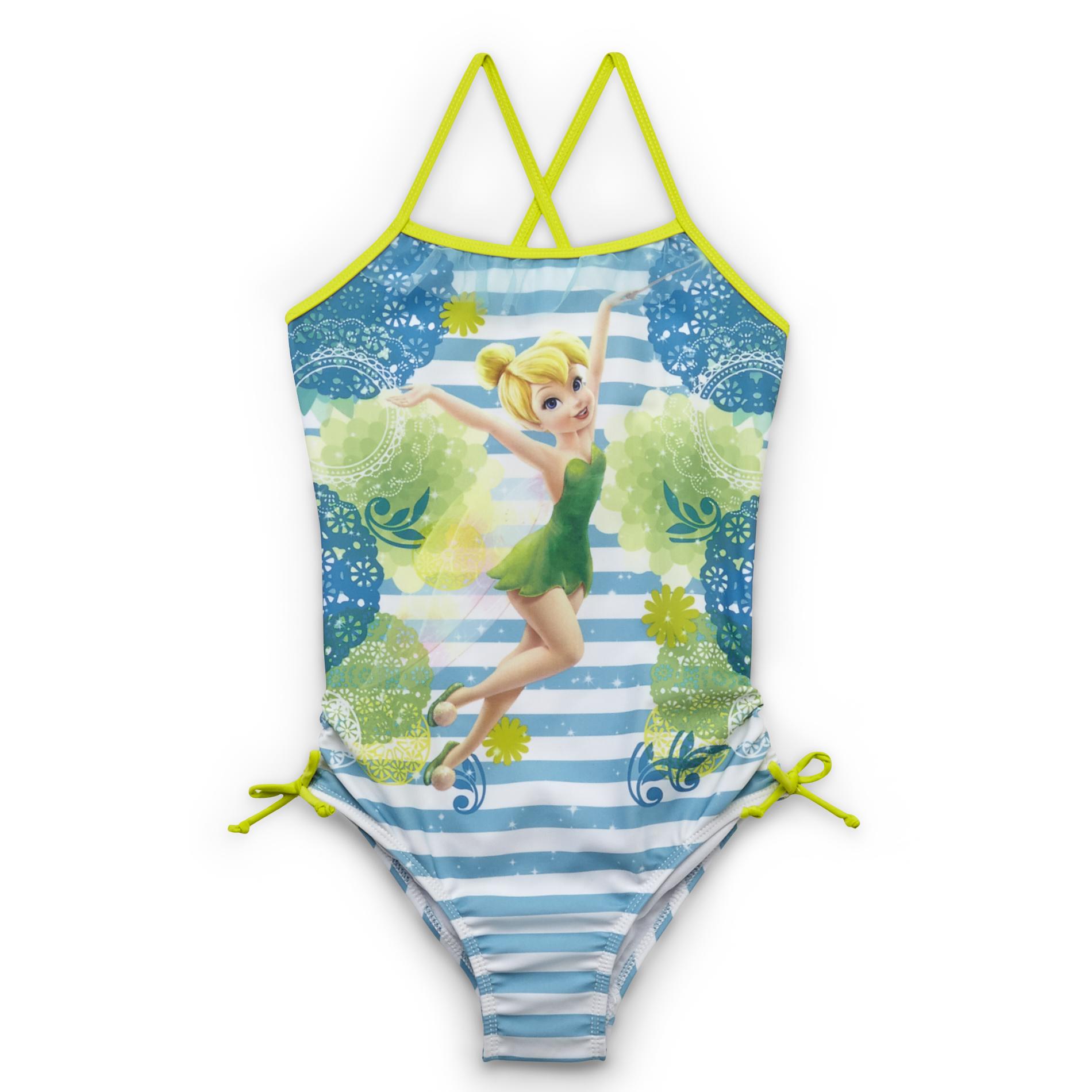 Disney Tinker Bell Girl's One-Piece Swimsuit