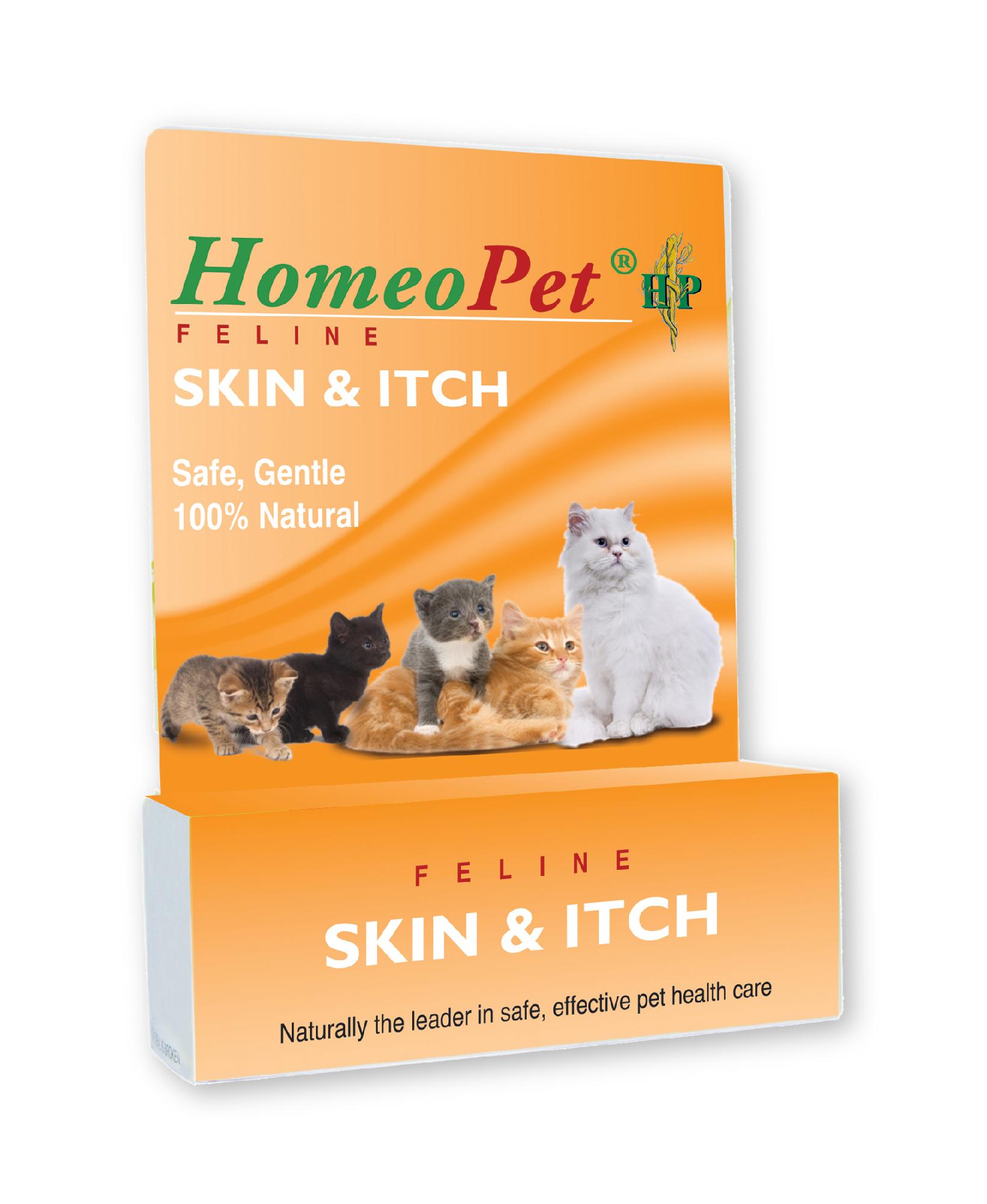 HomeoPet&#174; Feline Skin and Itch  15 mL Bottle