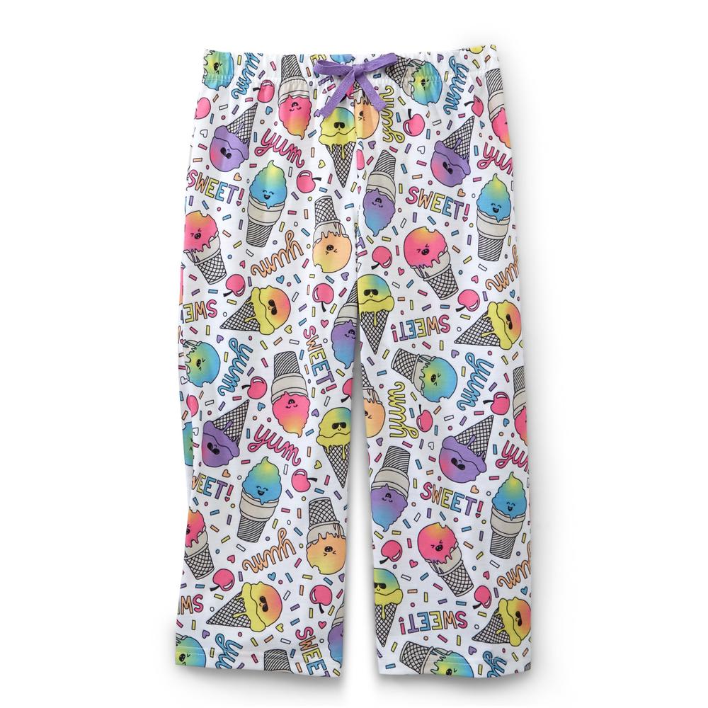 Joe Boxer Girl's 3-Piece Graphic Pajamas - Ice Cream