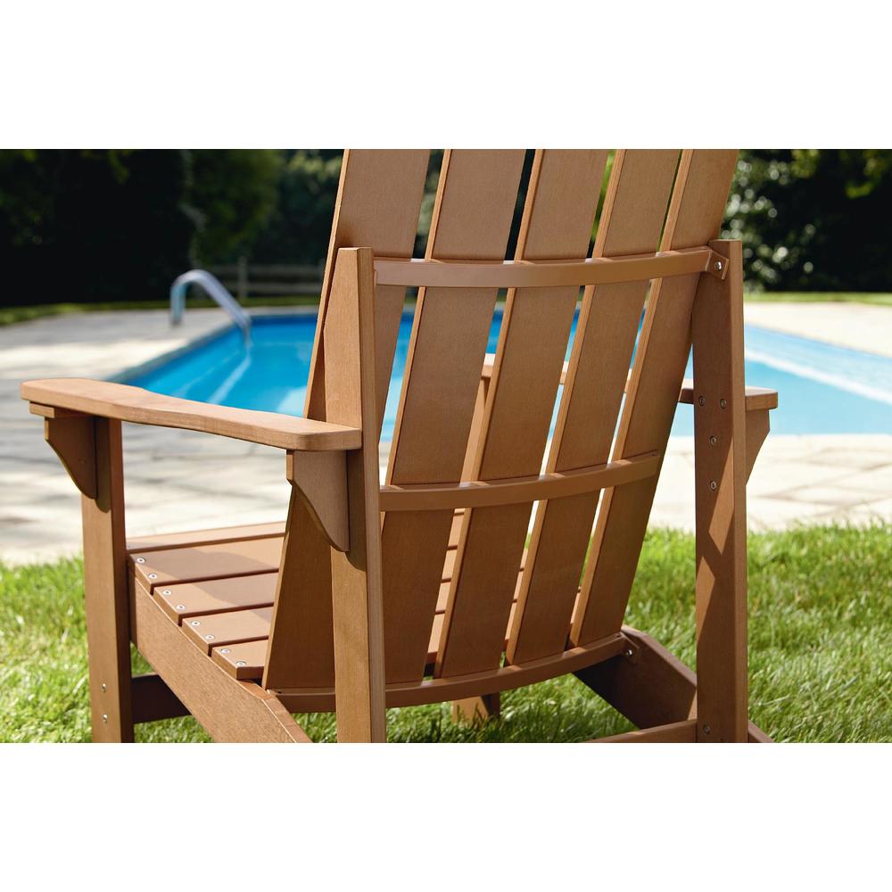 Garden Oasis Adirondack Faux Wood Chair Natural