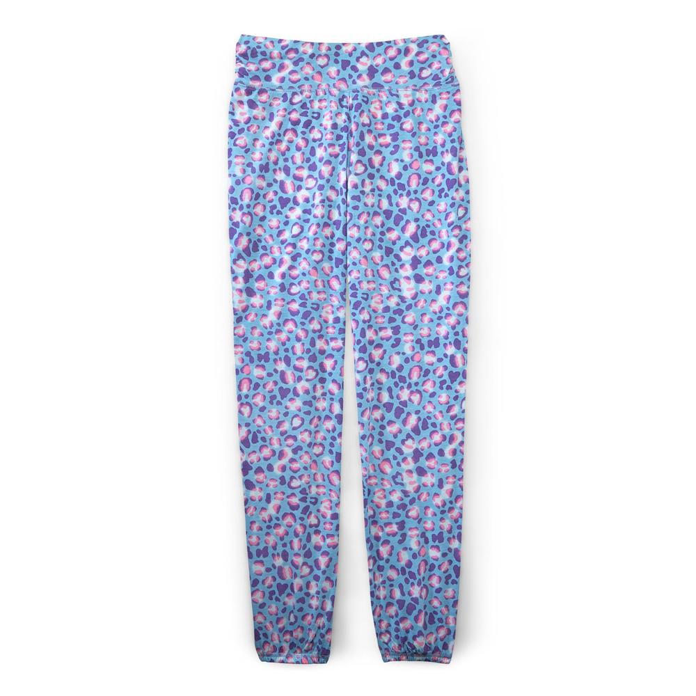 Joe Boxer Women's Ruched Lounge Pants - Neon Animal Print