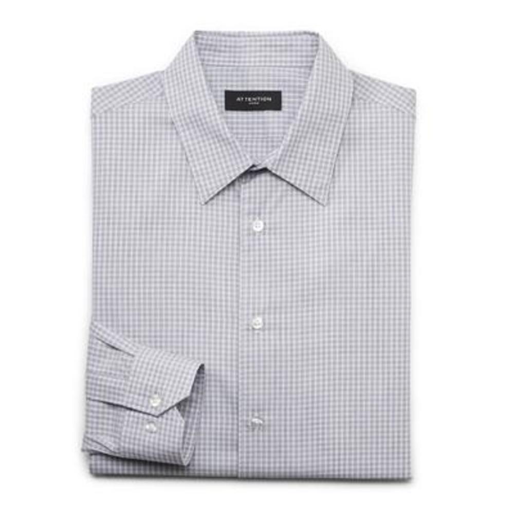 Attention Men's Long-Sleeve Shirt - Checked