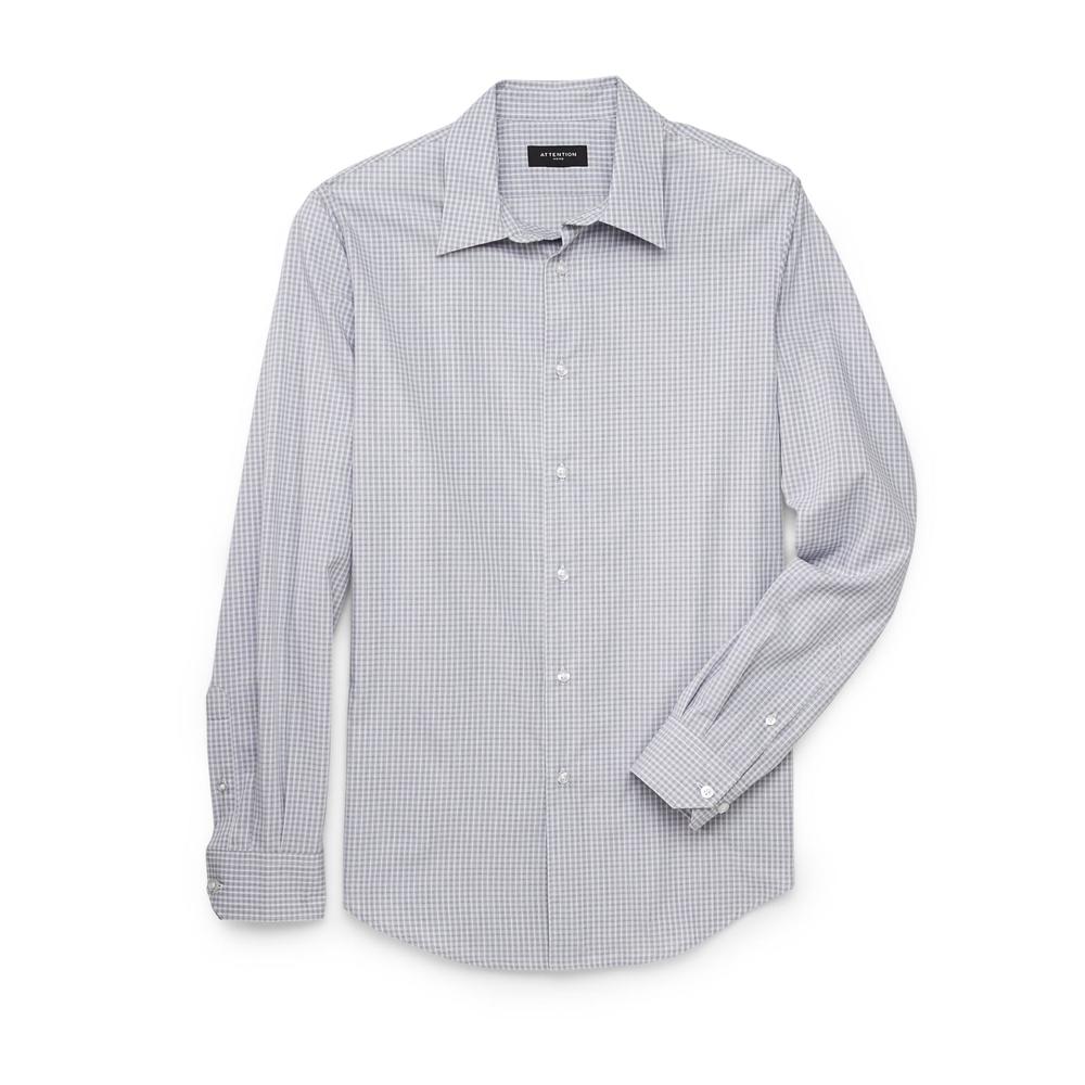 Attention Men's Long-Sleeve Shirt - Checked