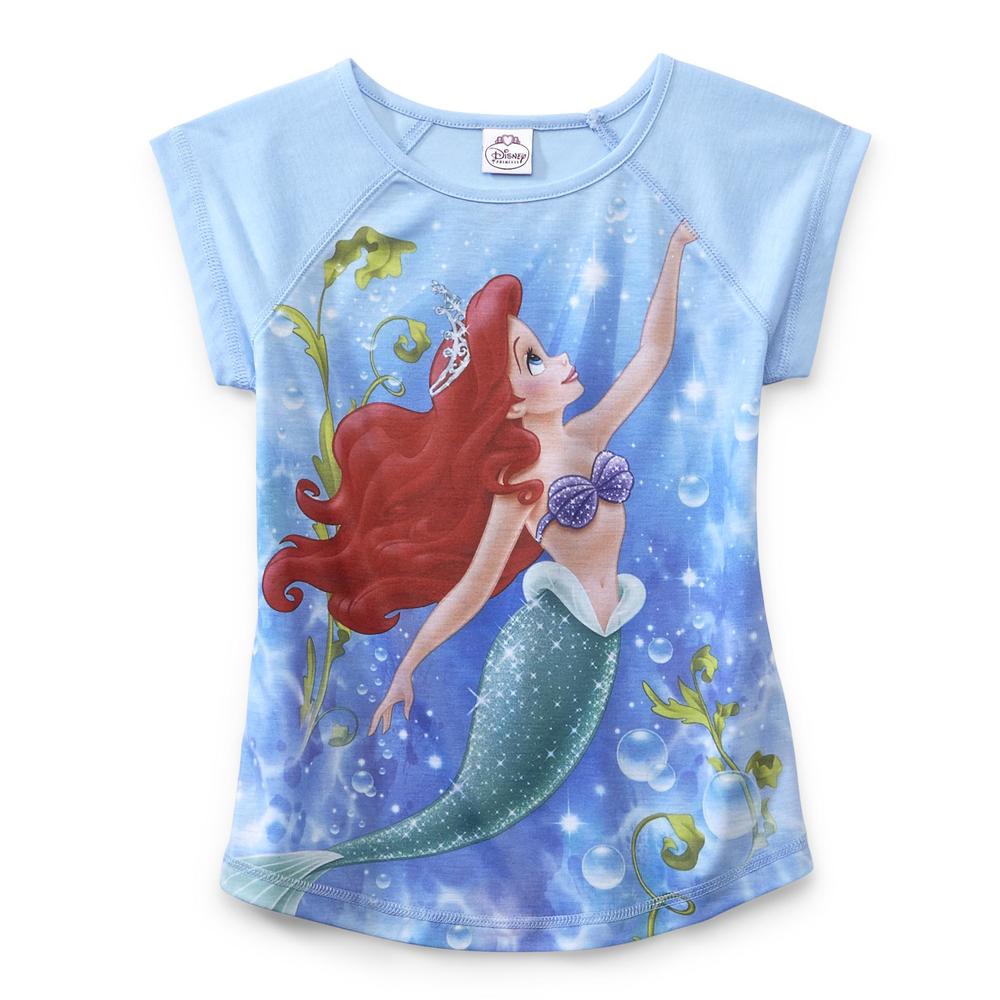 Disney Princess Girl's Pajama T-Shirt & Pants - Ariel