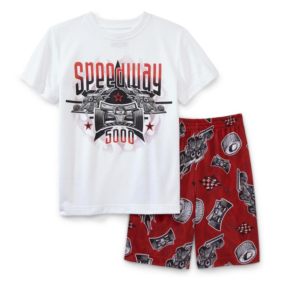 Joe Boxer Boy's Pajama T-Shirt & Shorts - Race Car