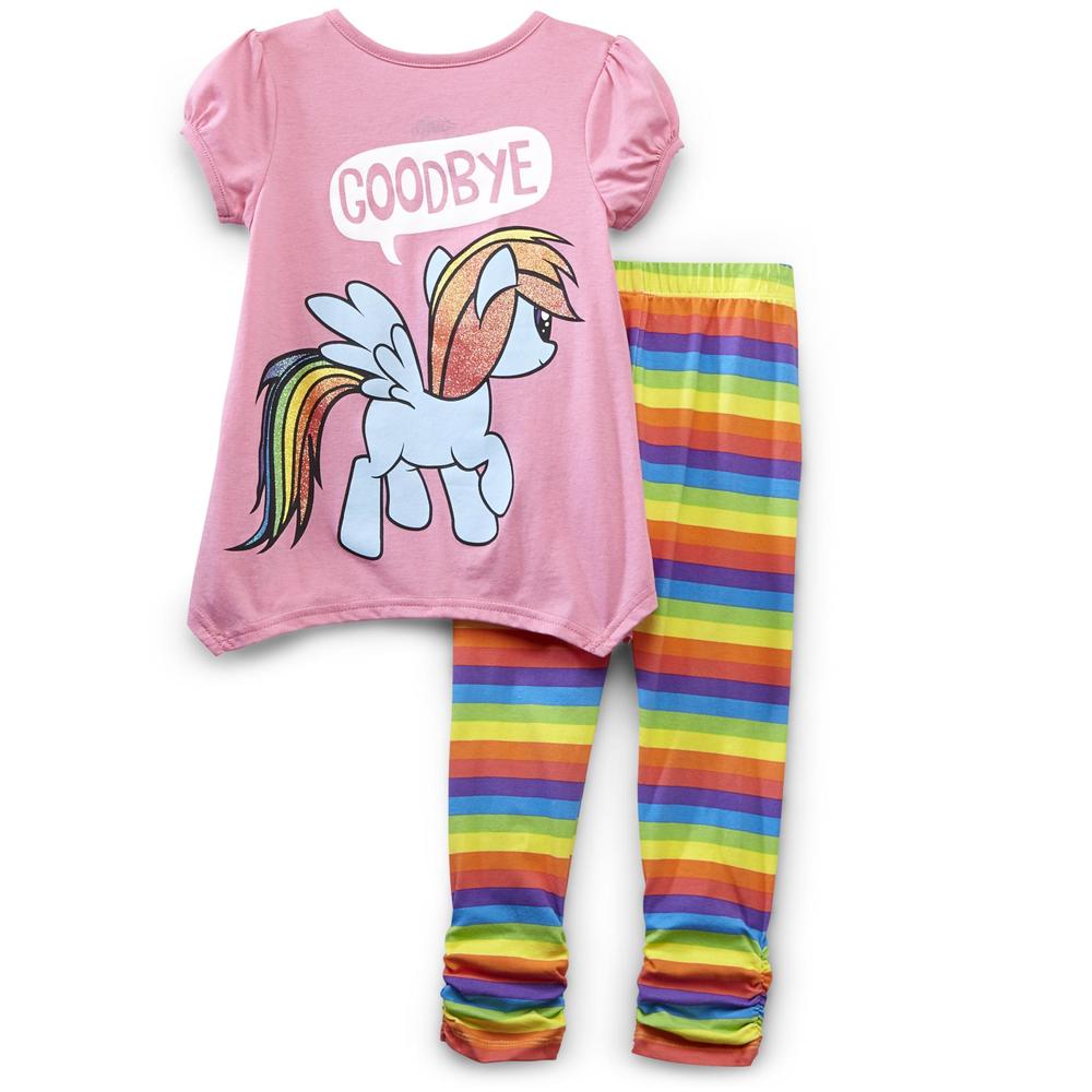 My Little Pony Toddler Girl's Tunic & Leggings - Rainbow Dash