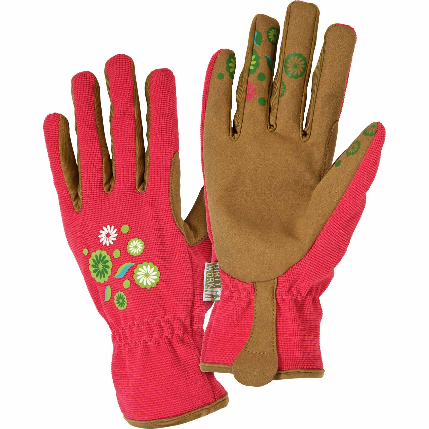 DW86201/WL Women's Synthetic Leather Slip-On Gardening Gloves - Large,