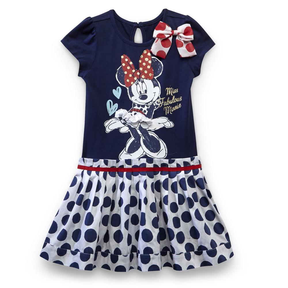 Disney Girl's Pleated Tunic - Minnie Mouse