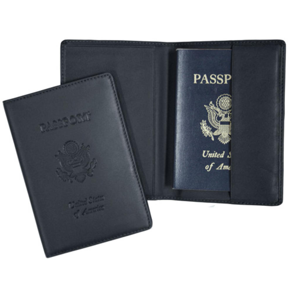 Royce Leather Debossed Passport Jacket